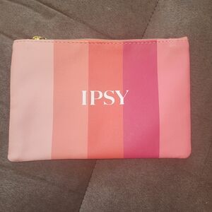 Ipsy Multicolor Striped Cosmetic Bag